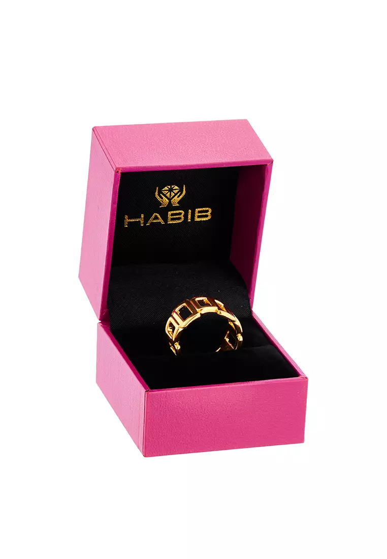 HABIB 999/24K Yellow Gold Ring R9ABR0324