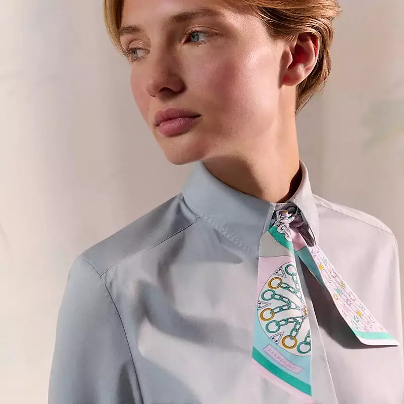 Twilly Effet Kaleidoscope Rose/Turquoise/Multicolore