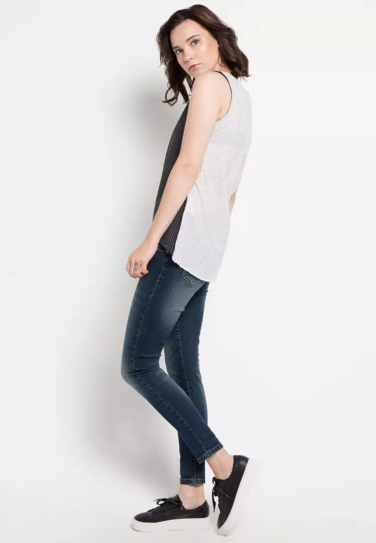 Sophistix Rizane Blouse In Black White