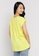 Noisy May yellow Athilde Short Sleeves Loose Long Tee A1F99AA167ED6AGS_1