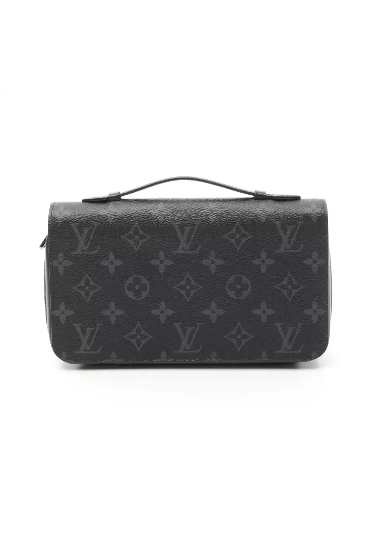 Louis Vuitton, Bags, Louis Vuitton Authentic Horizon Black Monogram  Eclipse Canvas Clutch Cardholder