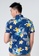 Private Stitch blue Private Stitch Men Casual Short Sleeve Regular Fit Cotton Floral Shirt C35D0AA190342BGS_5