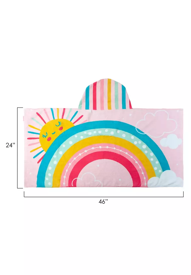 Hooded Towel Rainbow