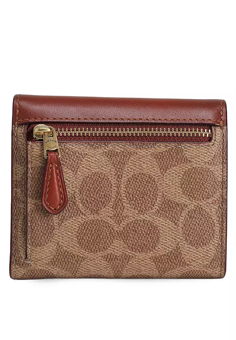 Jual Coach Wyn Small Wallet in Colorblock Signature Canvas (ct