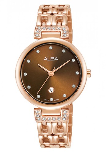 Jual Alba Jam Tangan Wanita Alba Original Garansi Resmi Ah7u82 Ah7u82x1 Strap Stainless Steel Rose Gold Original Zalora Indonesia
