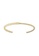 PANDORA gold Pandora Signature I-D Bangle with 14K Gold-Plated BADCAAC200226EGS_2