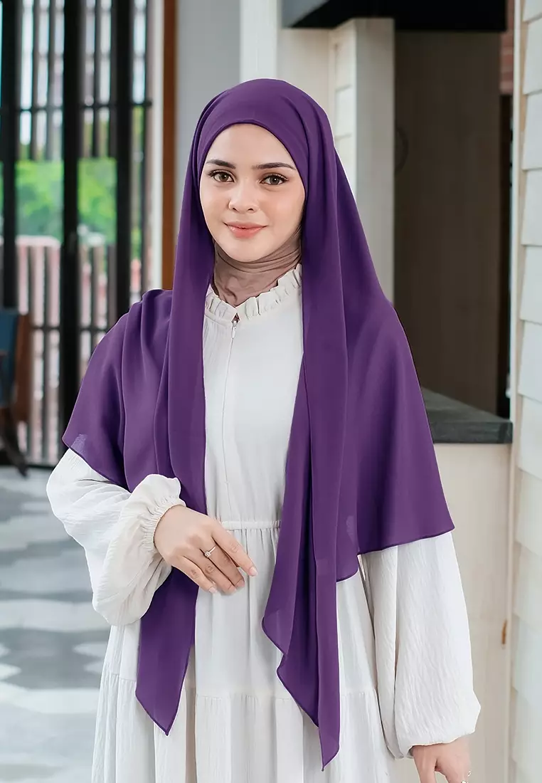 HIJAB INSTAN PAULA - DARK PURPLE