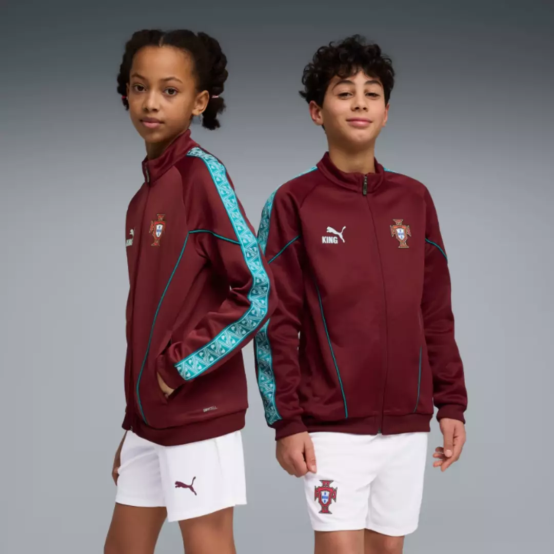 PUMA Portugal FPF KING Anthem Jacket Jr 78483524 - Jaket Anak (Merah)