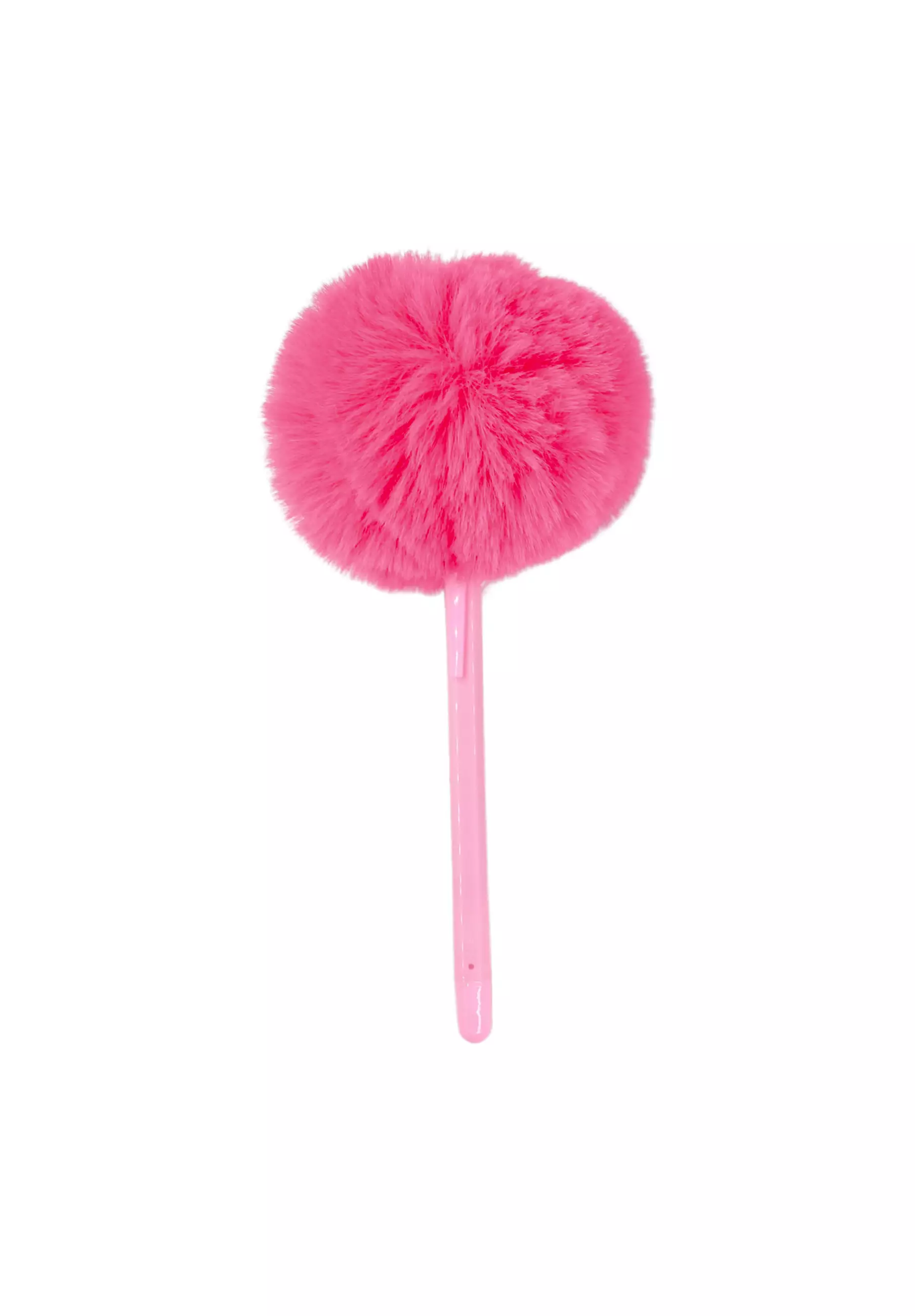 Confetti Heart Topper Pom-Pom Pen Pink