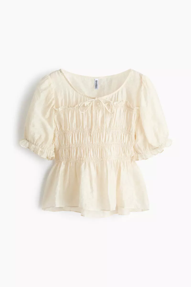 Smocked blouse