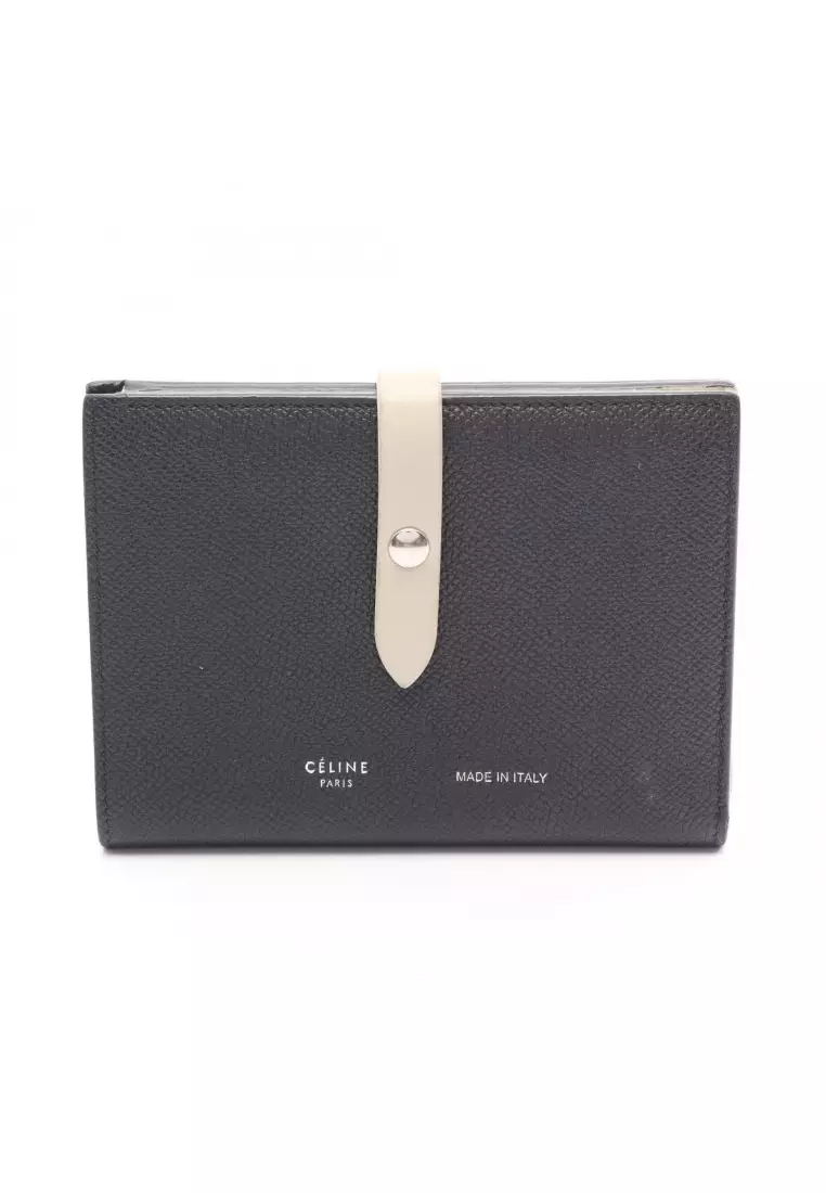 Buy Celine Pre-Loved Celine strap Medium multi function Bi-fold