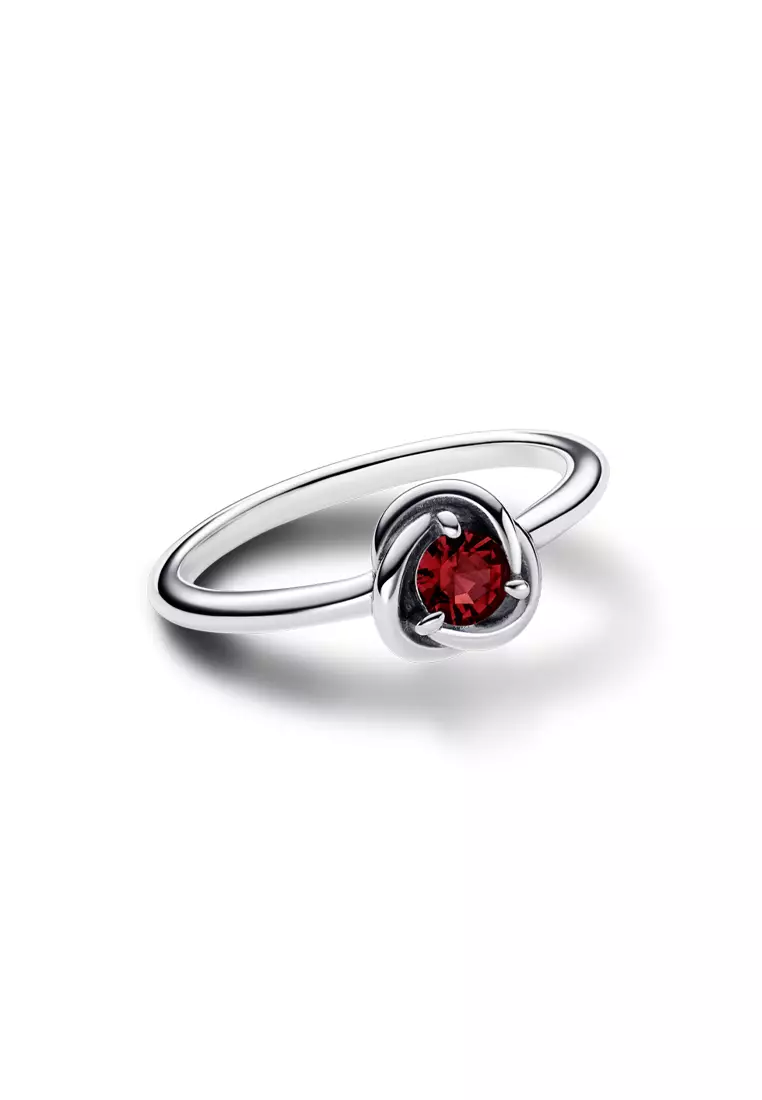 Buy PANDORA Pandora True Red Eternity Circle Ring - July Online ...