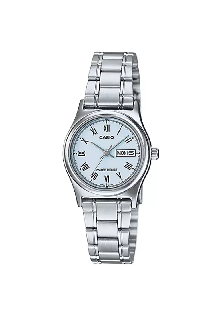 Casio silver clearance watch womens