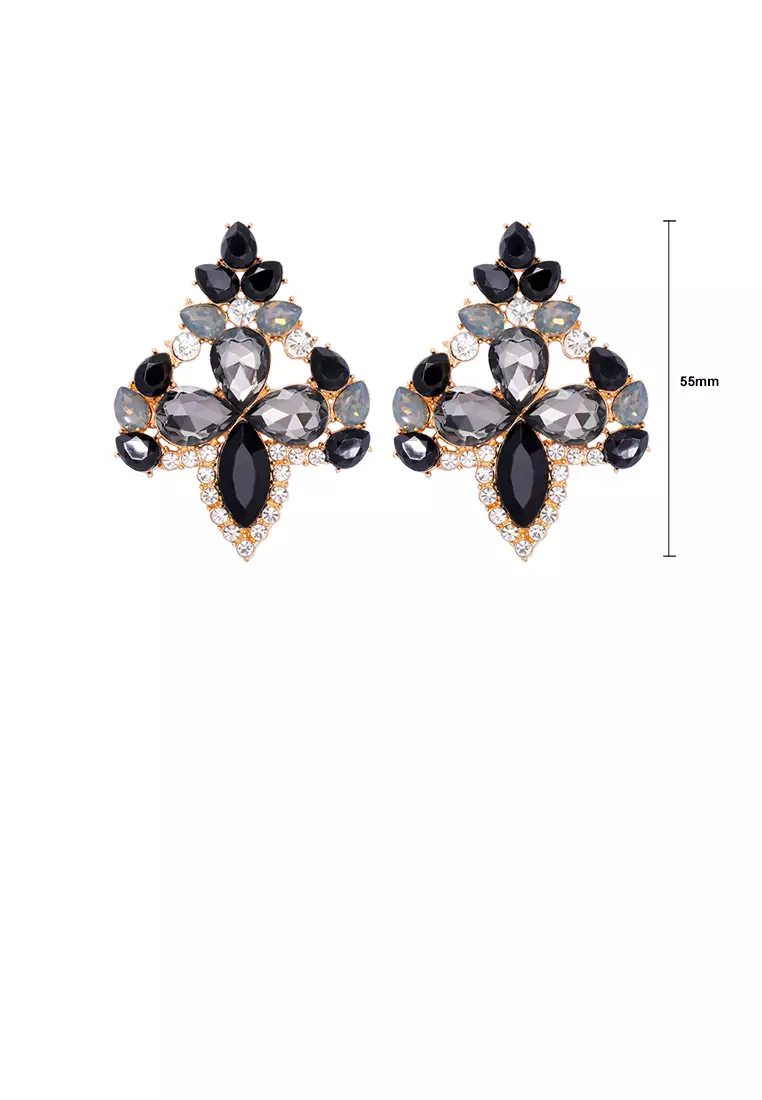 Geometric gold new arrivals earrings