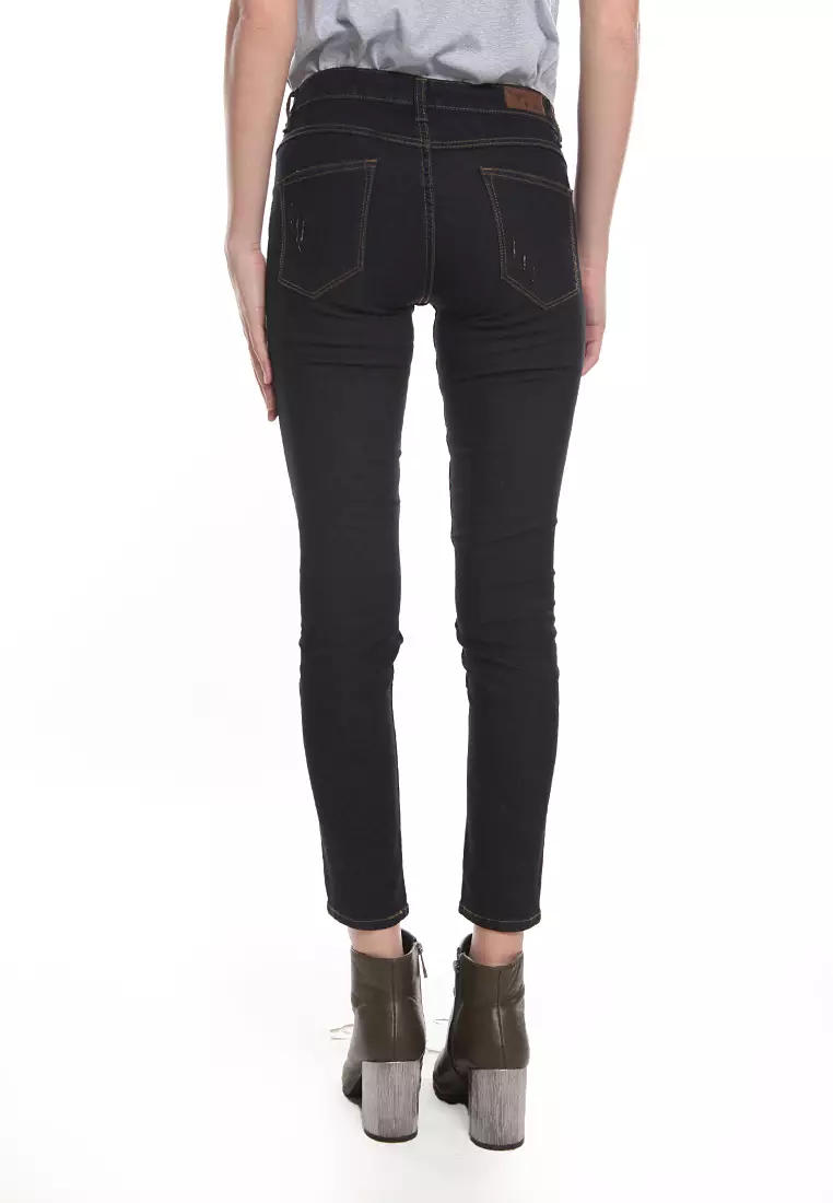 Rips Jeans Skinny Jeans True Black 1902