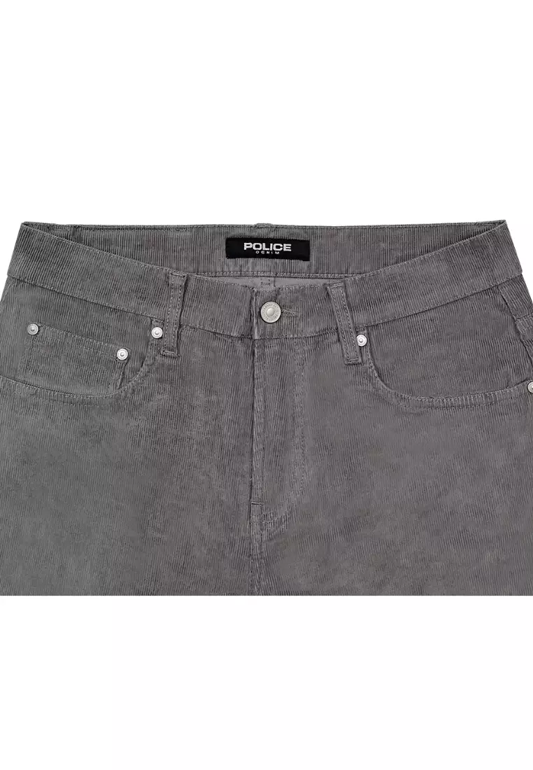 POLICE Celana Corduroy Panjang Premium Regular Fit Pria