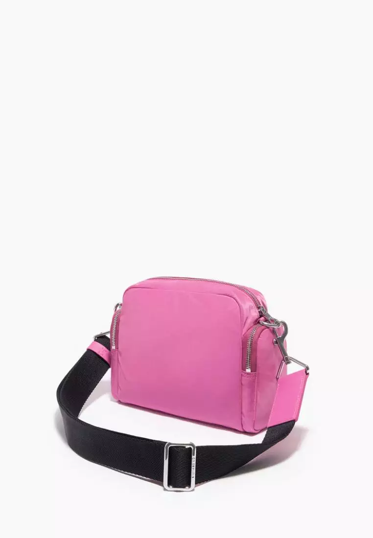 Bimba Y Lola M Pink Nylon Crossbody Bag