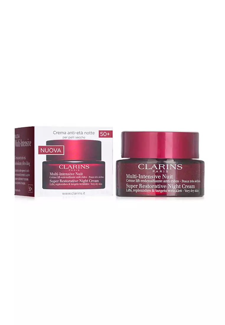 CLARINS - Multi Intensive Nuit Super Restorative Night Cream - Very dry skin 50ml/16oz