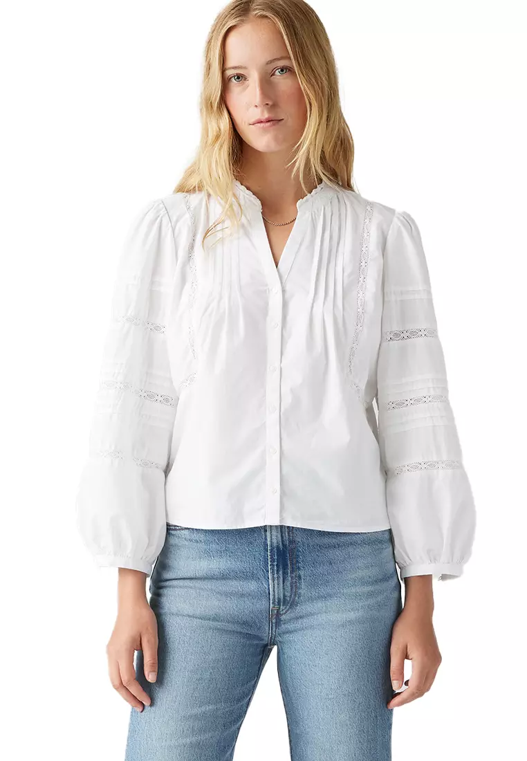 Levi's® Women's Mandy Long-Sleeve Blouse (001HN-0000)