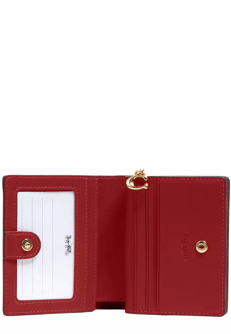 Buy Coach Coach Snap Wallet in 1941 Red C2862 2024 Online ZALORA
