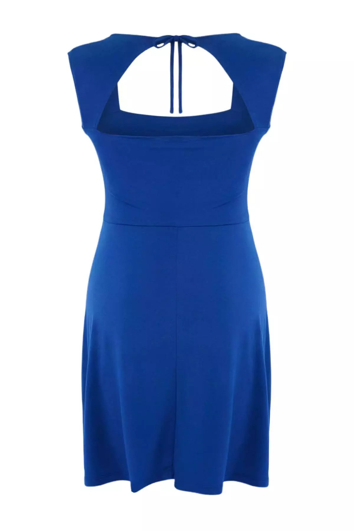 Saks Square Collar Skater Sandy Plus Size Dress Tbbss26Ah00216