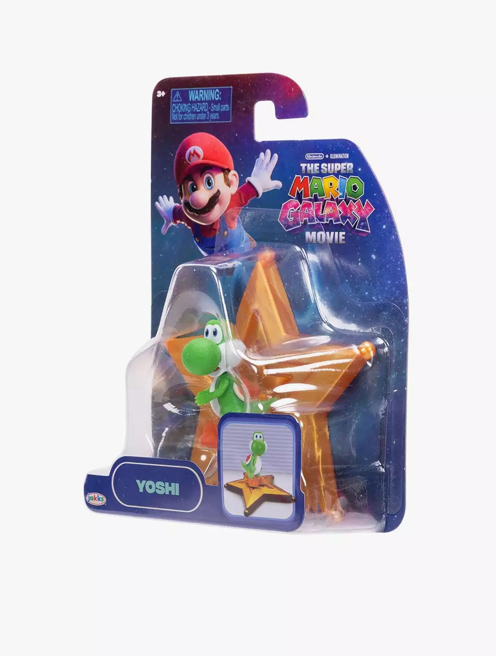 The Super Mario Galaxy Movie – 1.5” Figure with Basic Accessory – Yoshi - SM843246