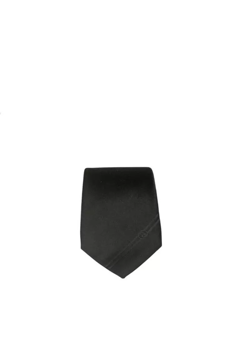 Silk Tie With Interlocking G Tie