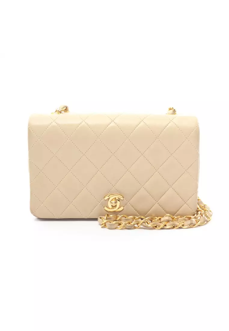 Buy Chanel Pre loved Chanel mini matelasse full flap chain