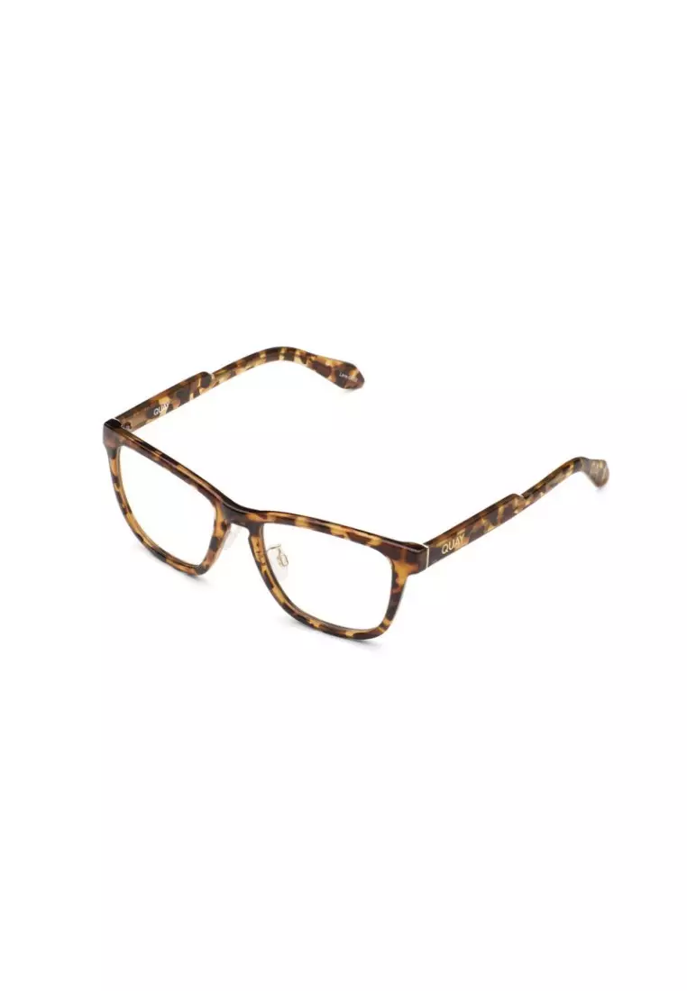 Hardwire Low Bridge Fit Blue Light Glasses - Tort/Clear