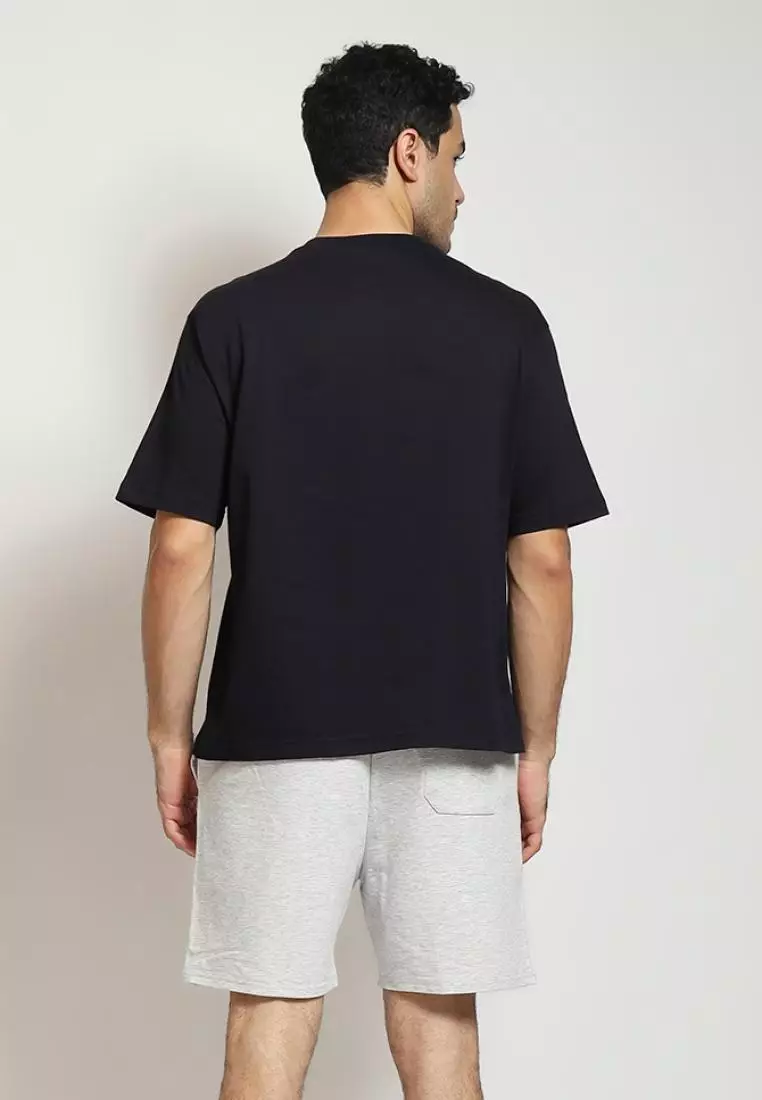 Fitwear - Koas OVERSIZE Pria ORLANDO PREMIUM OS - BLACK