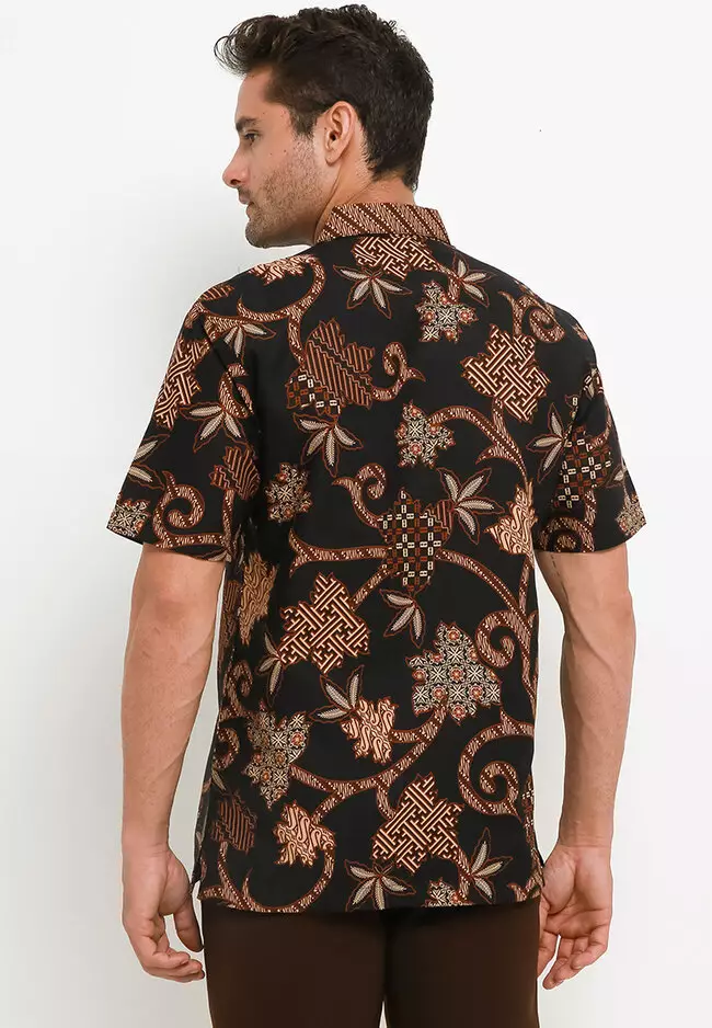 Hem Batik Daun Isi