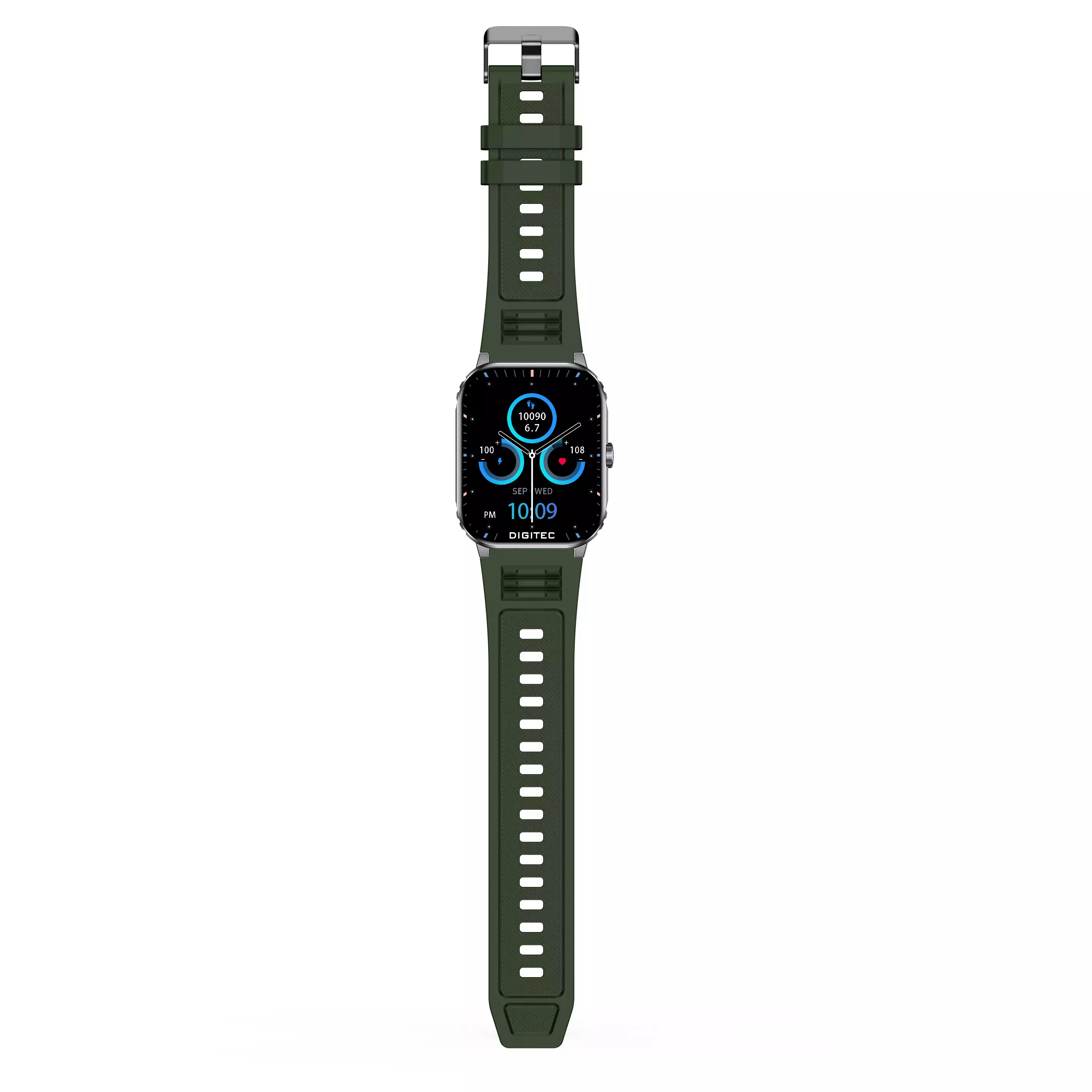 Digitec Jam Tangan Pria - Green - Rubber - DG-SW-ALLA-GR