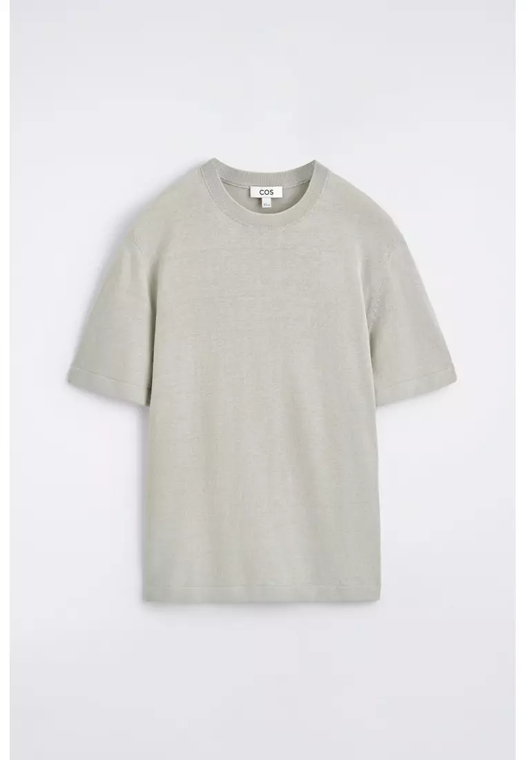 KNITTED LINEN T-SHIRT
