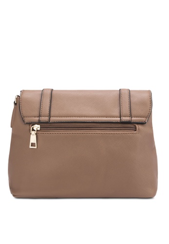 Buy Unisa Unisa Saffiano Texture Mini Sling Bag With Turn Lock Online ...