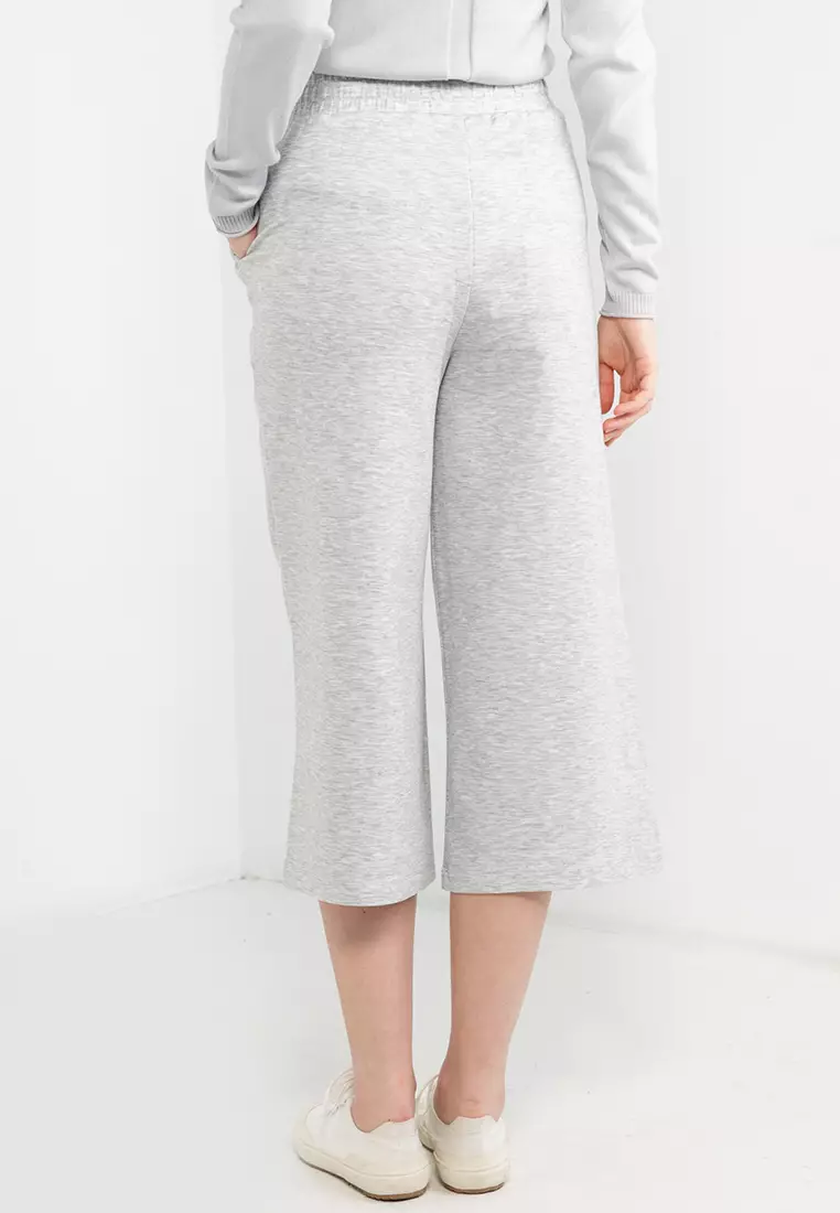 Buy ck Calvin Klein Lux Bi Colour Scuba Cropped Pants 2024 Online