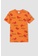 DeFacto orange Short Sleeve Dinasour Printed Cotton Pyjama Set 91726KAD531EFBGS_2