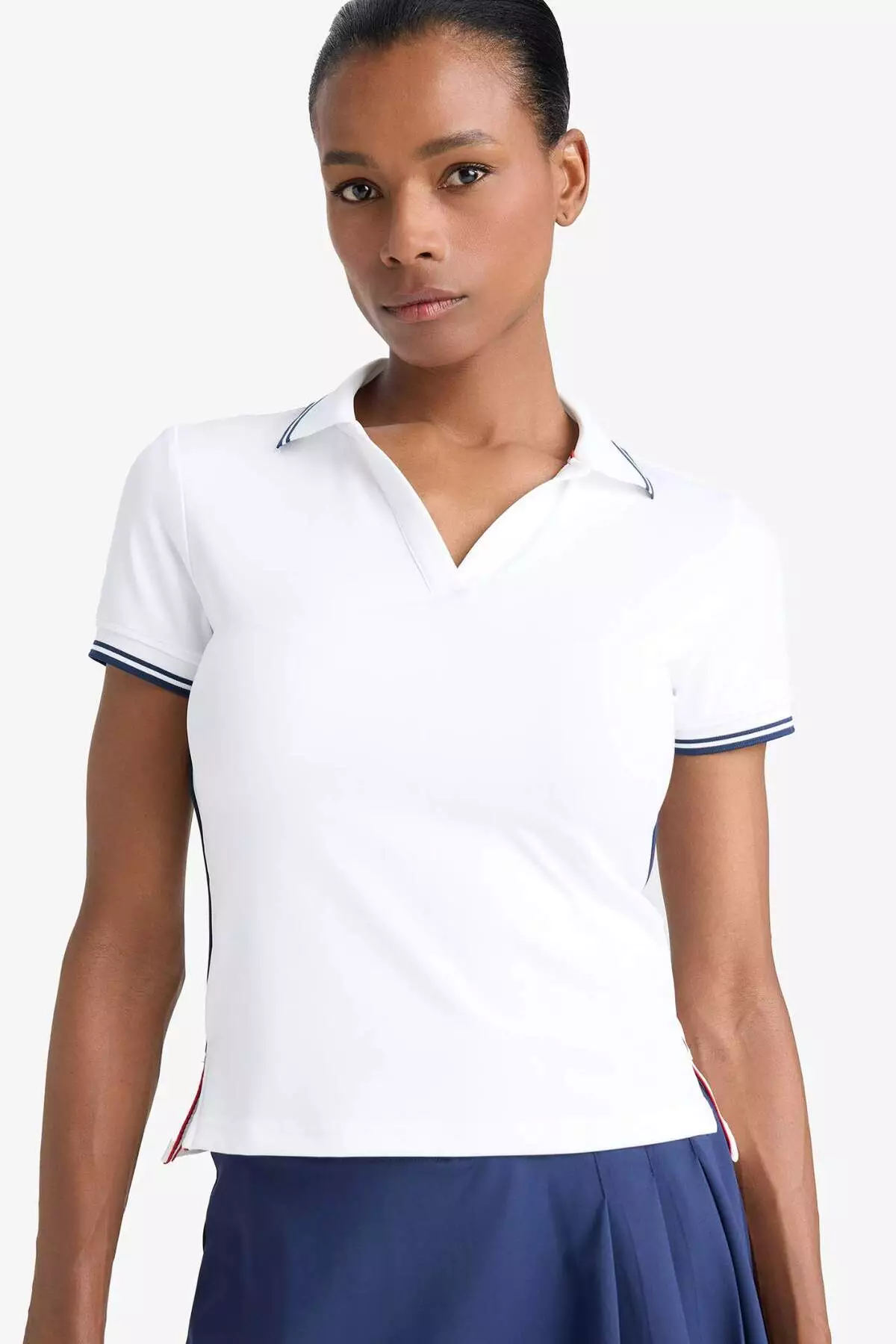 Defactofit Standard Fit Polo Neck Athlete Short Sleeve T-Shirt D9300Ax25Sp