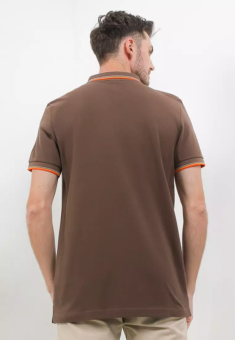 Bezima Jacquard Collar Polo