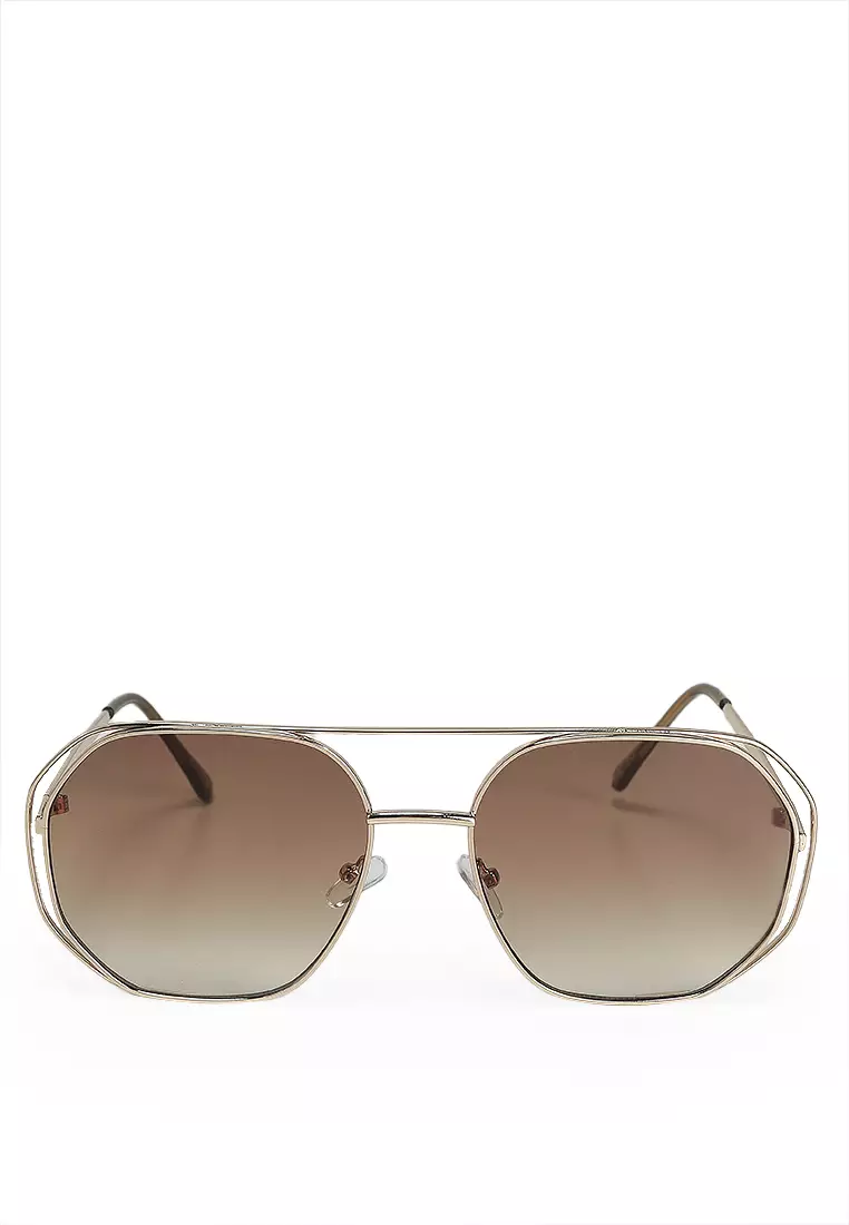 Areanwan Metal Aviator Sunglasses