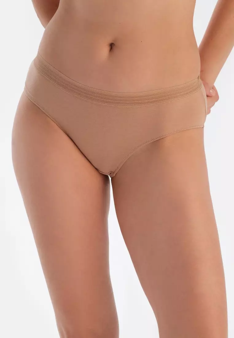 Light Brown Lace Hipster, Underwear for Women