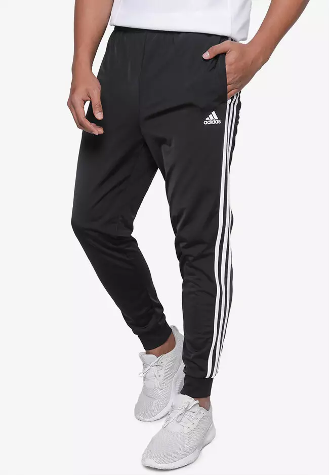 adidas Men's Essentials Warm-up Tapered 3-stripes Track Pants