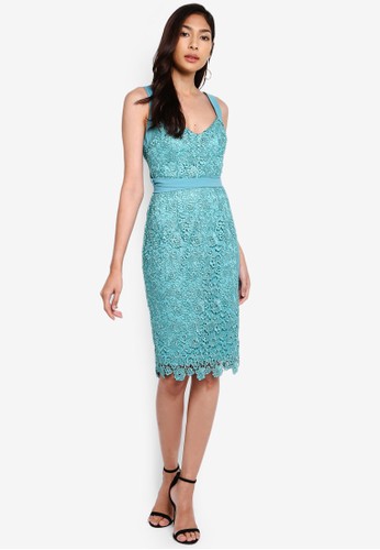 Jual Paper Dolls Aqua Strappy Dress Original Zalora Indonesia
