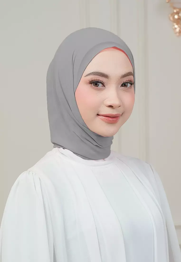 HIJAB INSTAN MAGNET SYIFA - MONKEY GREY