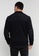 CK CALVIN KLEIN black Merino Wool Recycled Polyester With Nylon Zip-Up - Rubber Logo 085AEAA331EC73GS_2