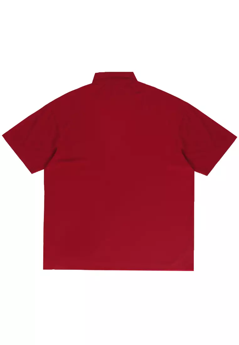 NTA18 Kemeja MKM Men Basic Polos Maroon With Pocket