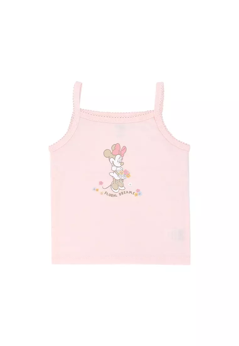 Baby Girl Licensed Newborn Essentials Sando Pack of 3 "Blooming"