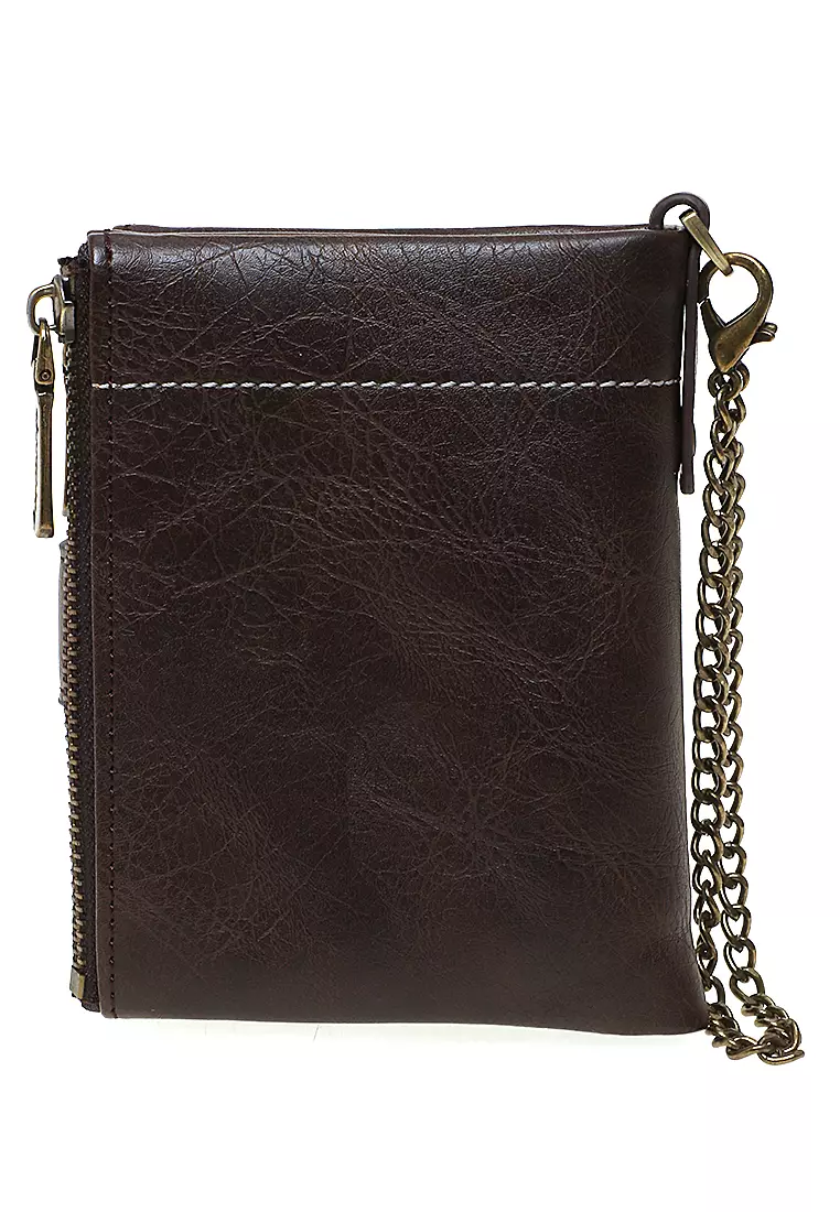 Dompet Pria Model Lipat Casual Wallet Staylish Design Many Slot Material Leather Kulit ORIGINAL