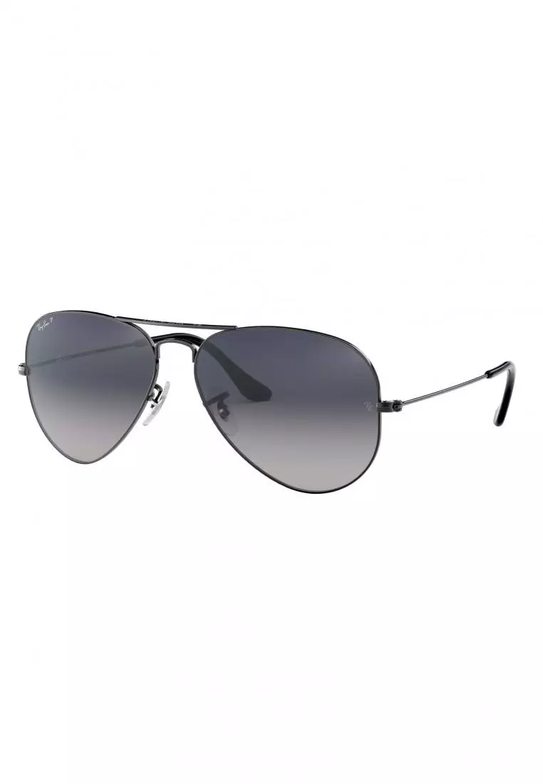 Aviator Large Metal / RB3025 004/78 / Unisex Global Fitting / Polarized Sunglasses / Size 58mm