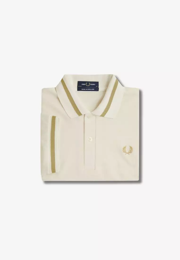 ◇FRED PERRY◇ M2 Single Tip Fred Perry Shirt Light Ecru Cha Buy Fred Perry Fred Perry M2 Single Tipped Fred Perry Shirt