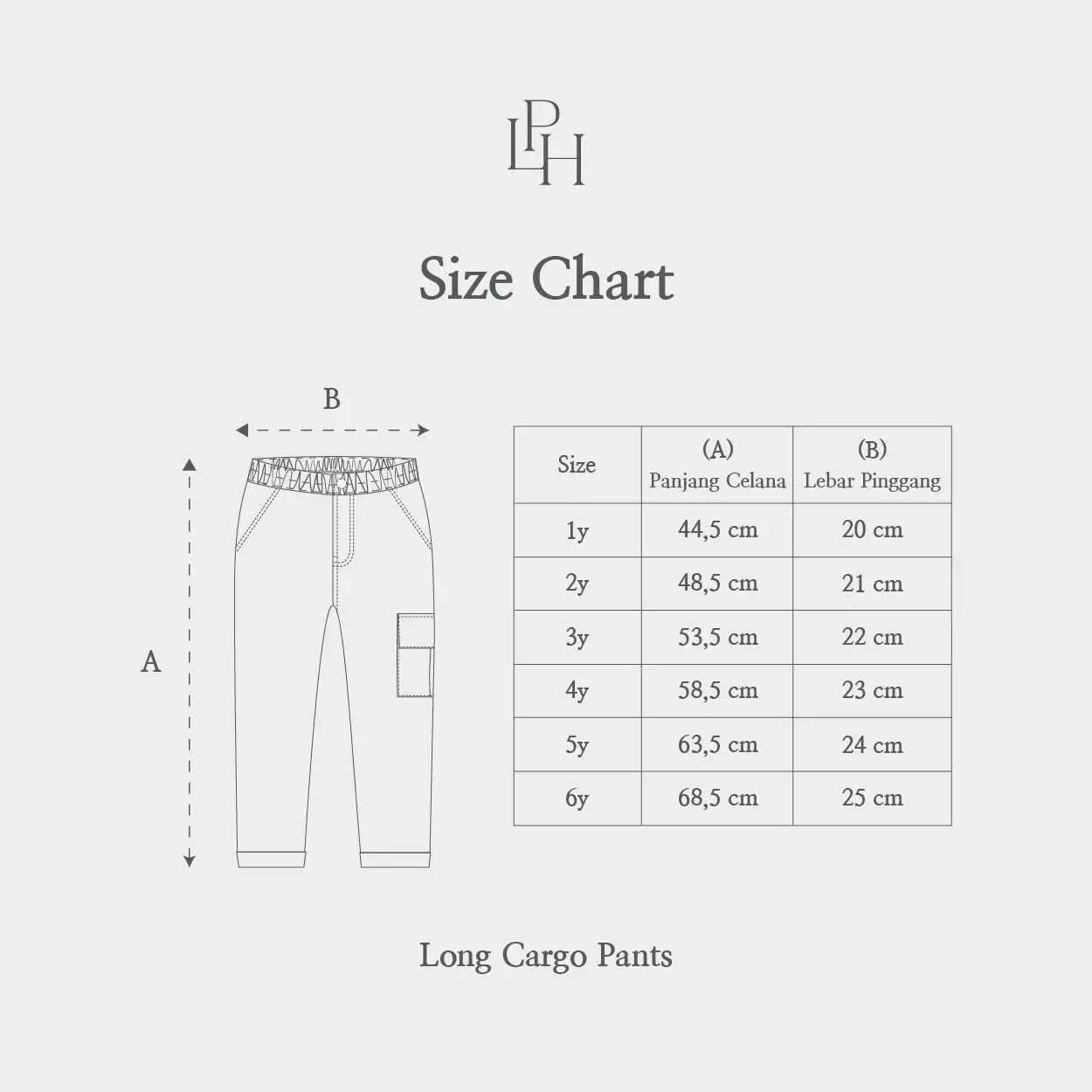 Little Palmerhaus - Long Cargo Pants 2.0 (Celana panjang anak) Army Green